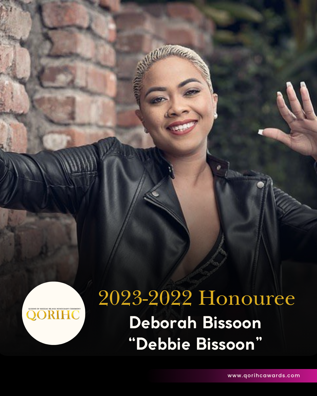 Deborah Bissoon (Debbie Bissoon) – Qorihc Awards